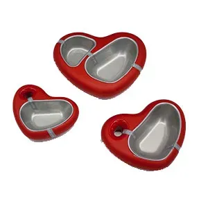 Gamelle forme cœur intérieur