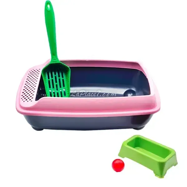  Bac à litière et pelle pour chat 