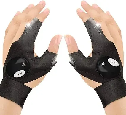 قفاز مصباح يدوي