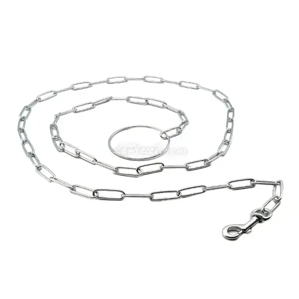 Laisse d'attache en métal